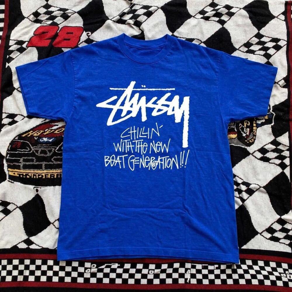 Blue StãSsy Chillin_ With The New Boat Generation Tee
